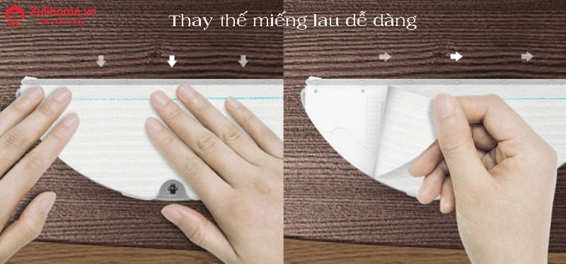 Xiaomi Roborock Gen 3 S602-00 - Bản Quốc Tế 14 Thay thế miếng lau trên Xiaomi Roborock S602-00 dễ dàng