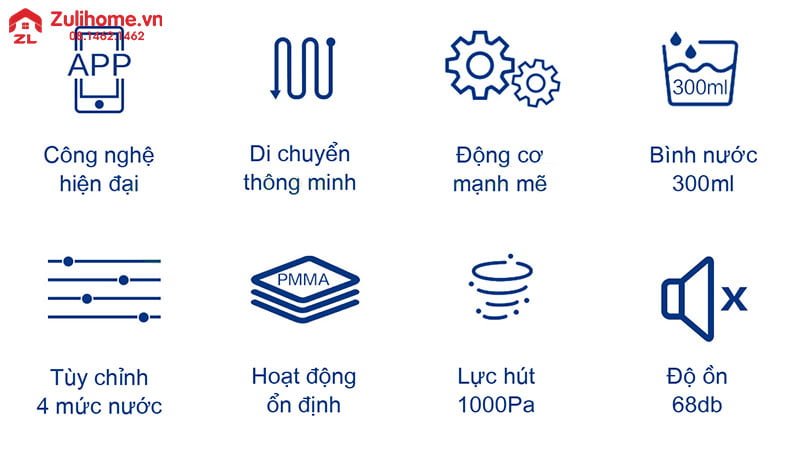 Ecovacs Deebot DO33 (Deebot 601 Bản Châu Á) 2 Ecovacs Deebot DO33 | Tích hợp nhiều công nghệ hiện đại