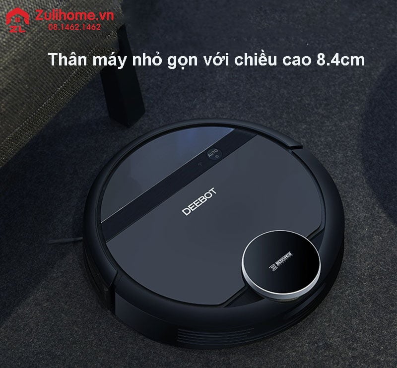 Robot hút bụi lau nhà ECOVACS DEEBOT DE53, DE55 17 Ecovacs Deebot DE53 có thân máy nhỏ gọn