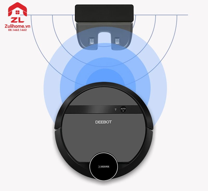 Robot hút bụi lau nhà ECOVACS DEEBOT DE53, DE55 14 Ecovacs Deebot DE53 có thể tự động sạc khi pin yếu