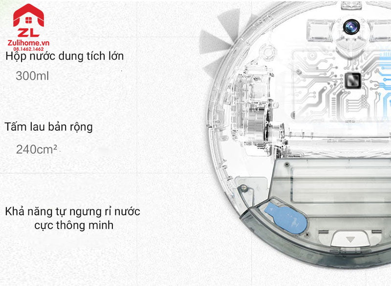 Ecovacs Deebot DL35 8 Ecovacs Deebot DL35 | Hộp nước dung tích lớn