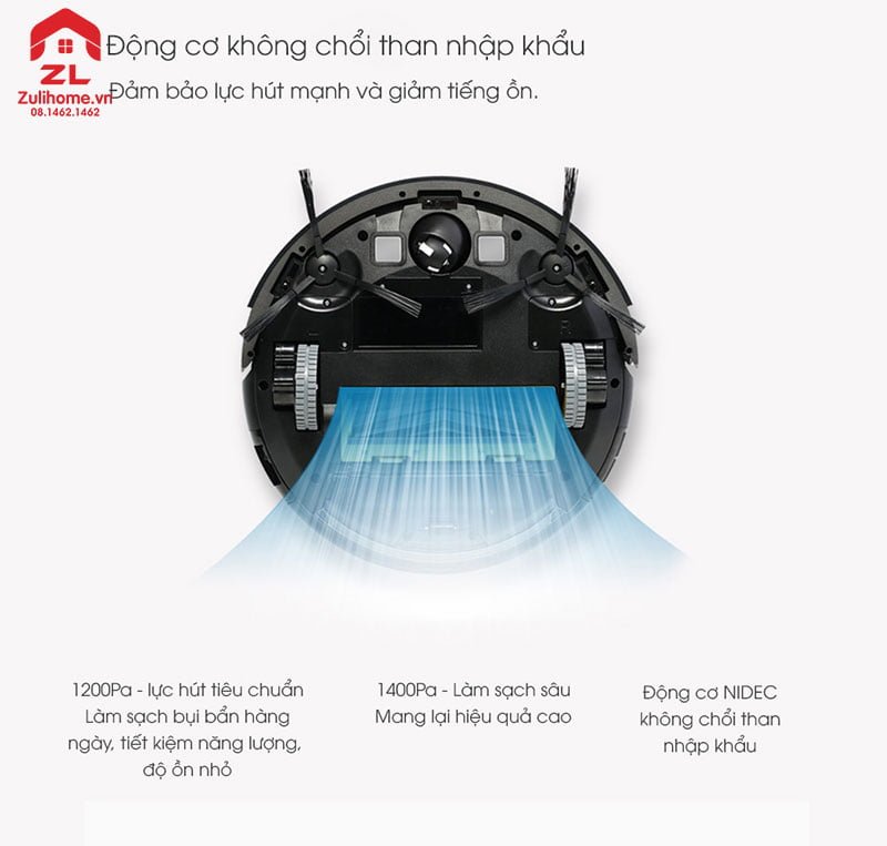 Ecovacs Deebot DL35 4 Ecovacs Deebot DL35 | Combo hút và lau đồng thời