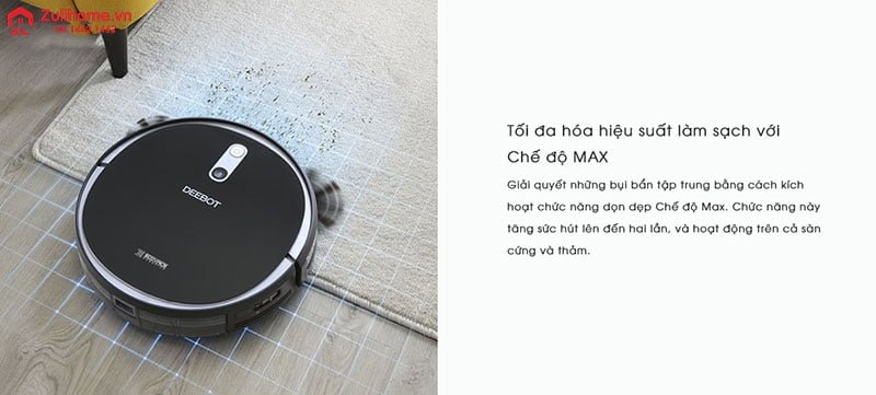 Ecovacs Deebot DS35 (Deebot 711) 4 Ecovacs Deebot DS35 | Làm sạch mọi loại bụi bẩn