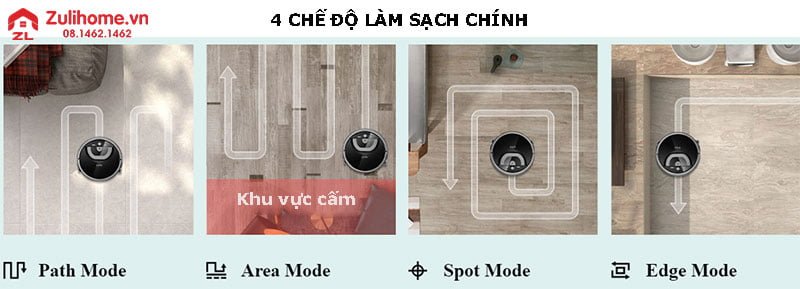 ILIFE W400 10 ILIFE W400 | Chế độ làm sạch đa dạng