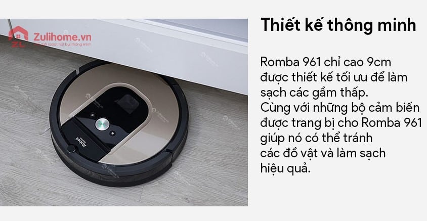 Irobot Roomba 961 4 Irobot Roomba 961 | Thiết kế thông minh