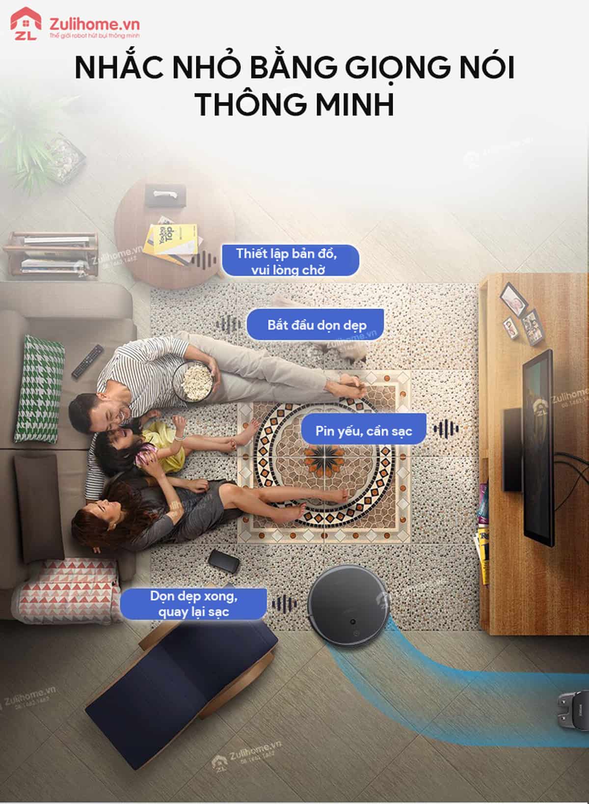 Ecovacs Deebot DS37 11 Ecovacs Deebot DS37 | Công nghệ giọng nói thông minh