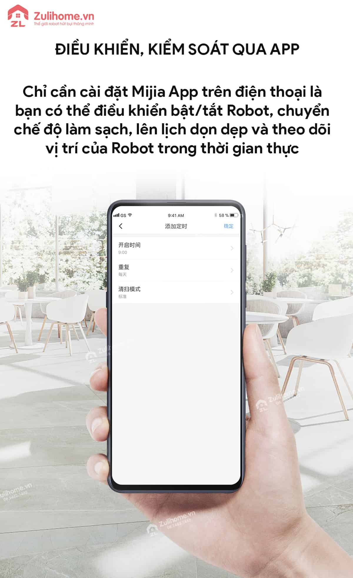 Xiaomi Roborock T4 - Bản Nội Địa 12 Xiaomi Roborock T4 được điều khiển qua app