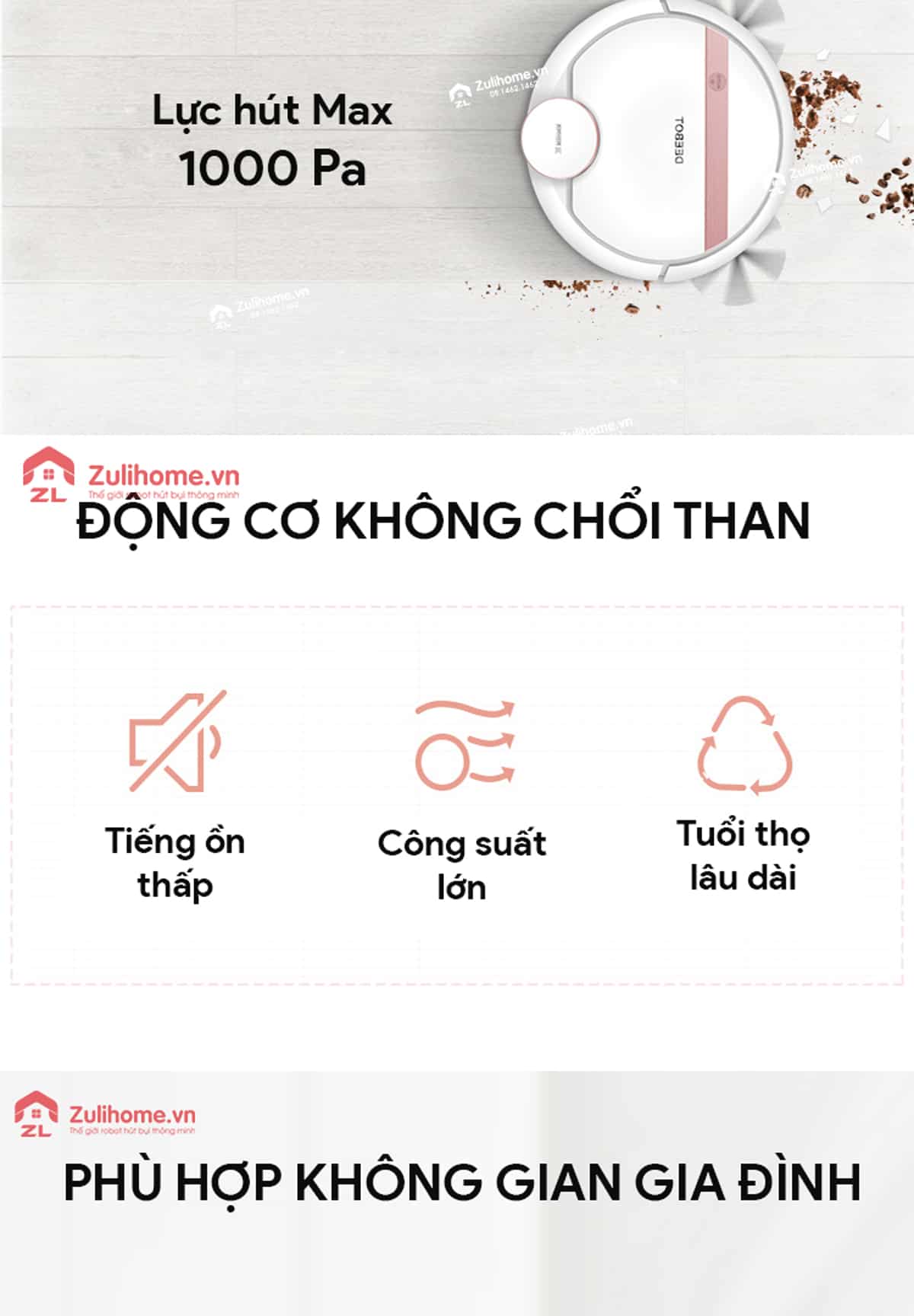 Ecovacs Deebot DT88 - Model 2019 13 Ecovacs Deebot DT88 | Phù hợp không gian gia đình