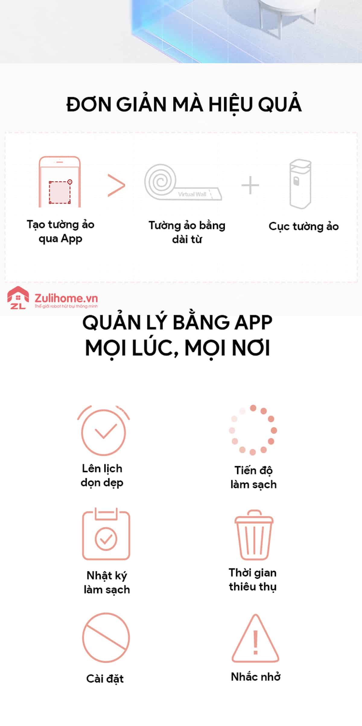 Ecovacs Deebot DT88 - Model 2019 8 Ecovacs Deebot DT88 | Lên lịch làm việc dễ dàng