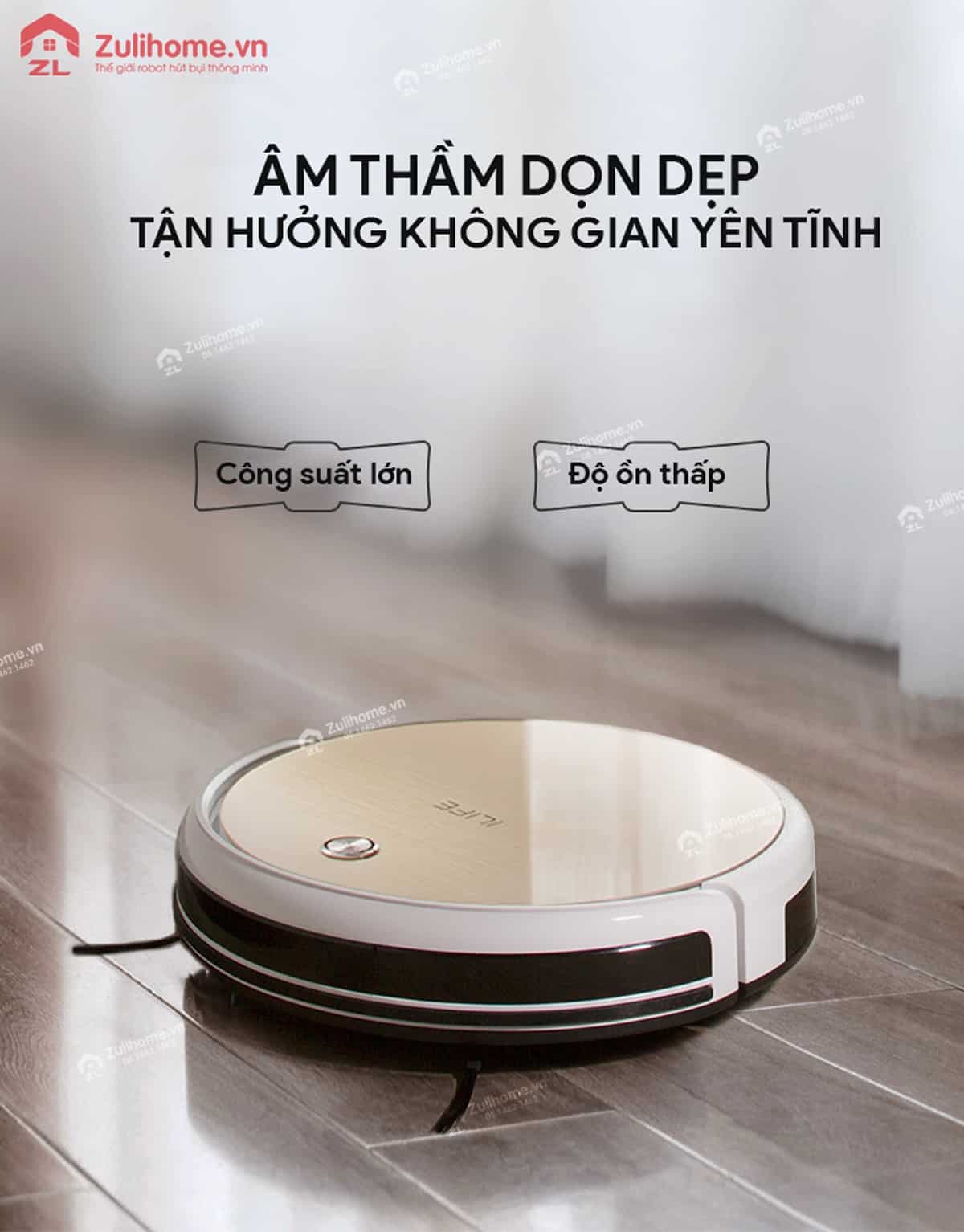 ILIFE X451 | Công suất lớn và độ ồn thấp