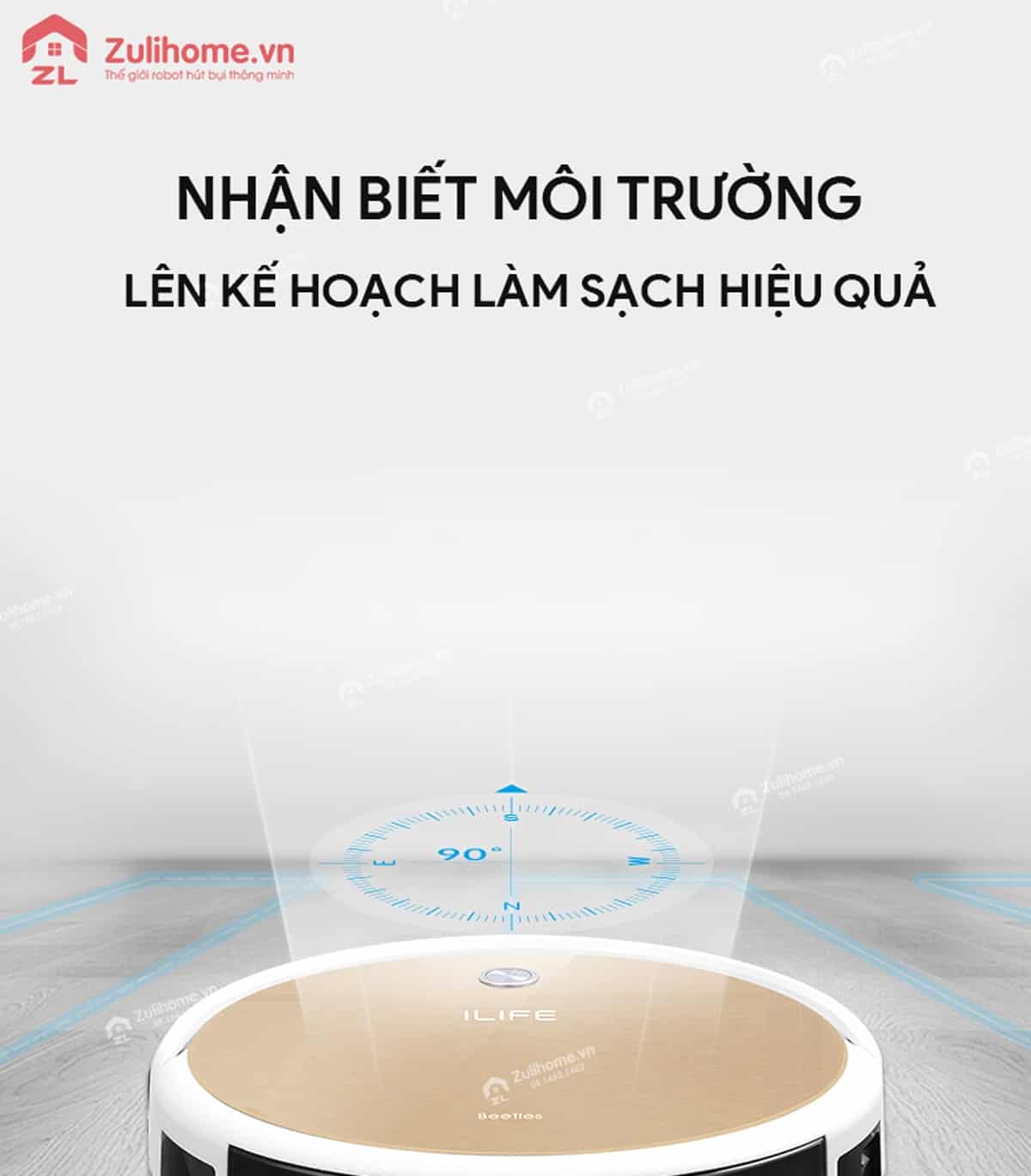 ILIFE X451 | Lên kế hoạch làm sạch hiệu quả