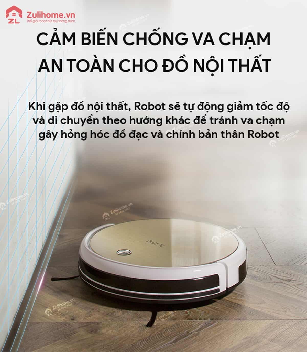 ILIFE X451 | Cảm biến chống va chạm