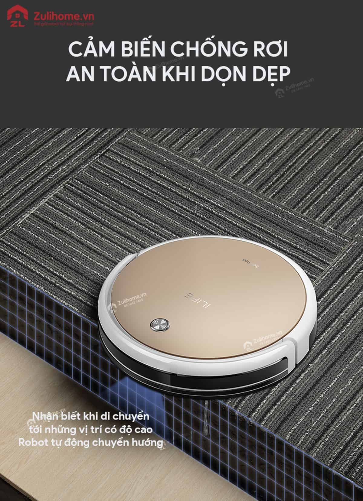 ILIFE X451 | Cảm biến chống rơi 