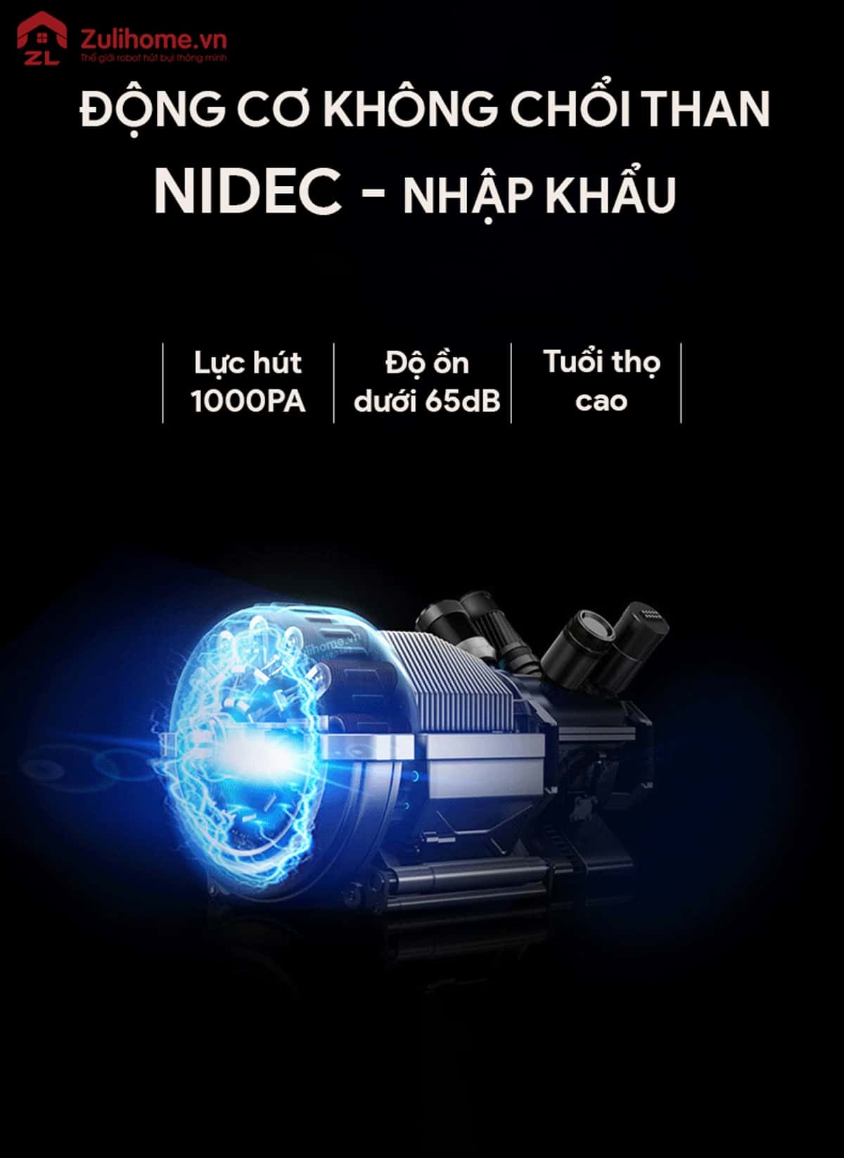 ILIFE X661 | Động cơ không chổi than 