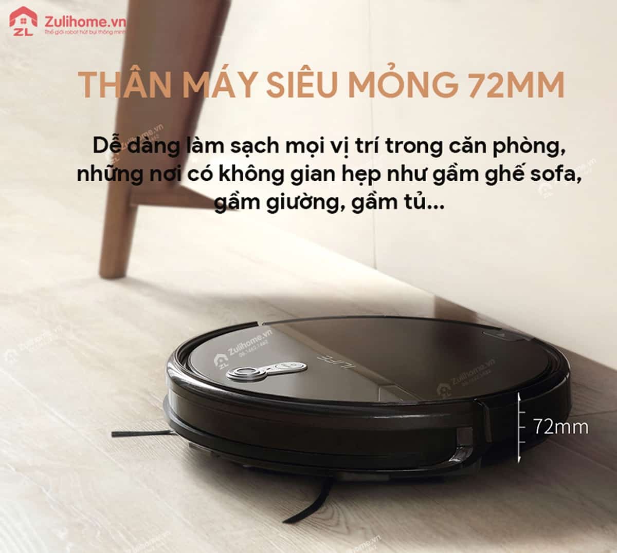 ILIFE X661 | Thân máy siêu mỏng 