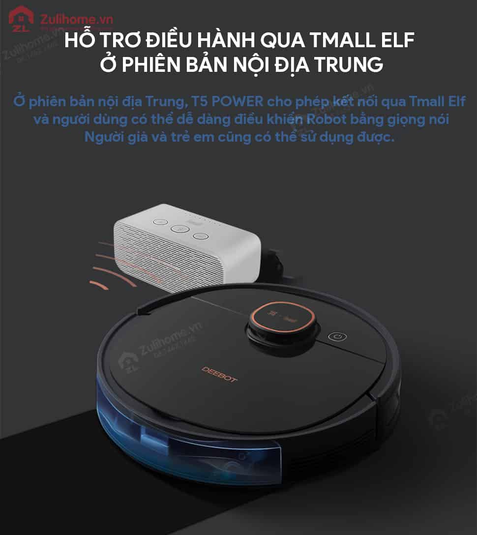 Ecovacs Deebot T5 Power (DX93) 12 Ecovacs Deebot DX93 | Kết nối qua TMALL ELF