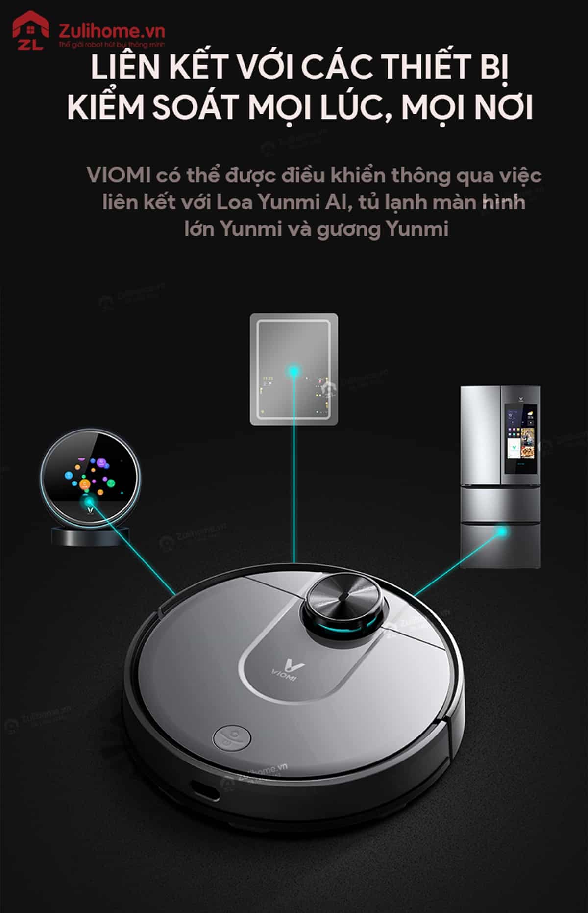 Xiaomi Viomi Pro Vxvc01-JG (Yunmi) 21 Xiaomi Viomi Yunmi được liên kết với các thiết bị khác