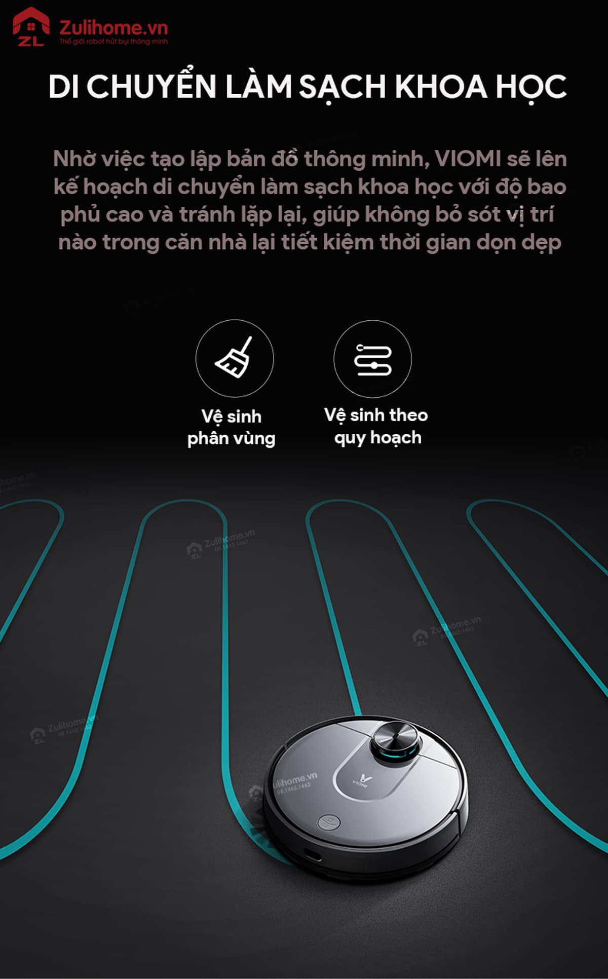 Xiaomi Viomi Pro Vxvc01-JG (Yunmi) 6 Xiaomi Viomi Yunmi di chuyển làm sạch khoa học