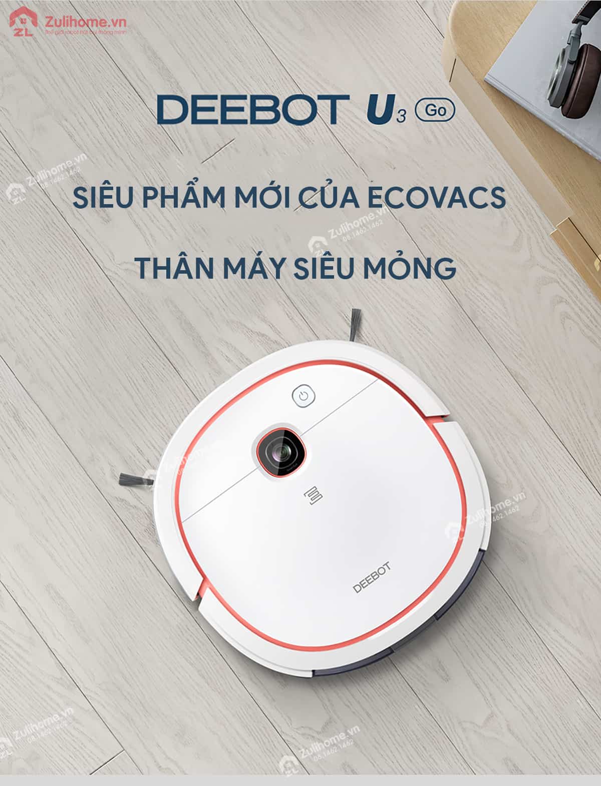 Ecovacs Deebot Slim U3 Go - DK41 1 Ecovacs Deebot Slim U3 Go - DK41