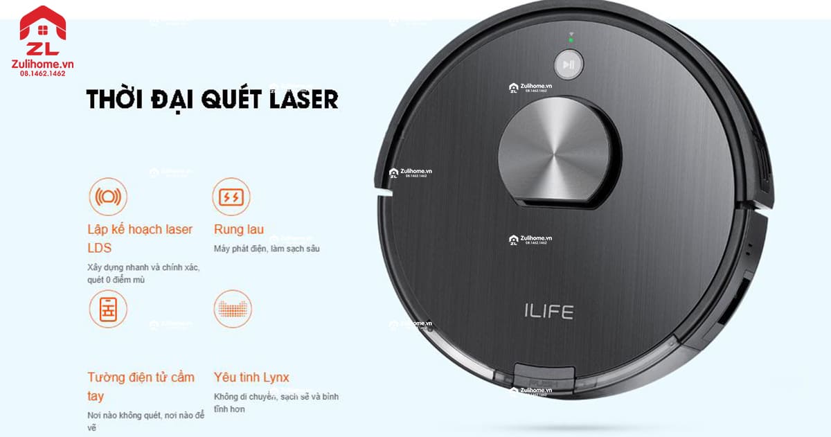 ILIFE X900 2 ILIFE X900 | Công nghệ quét laser hiện đại