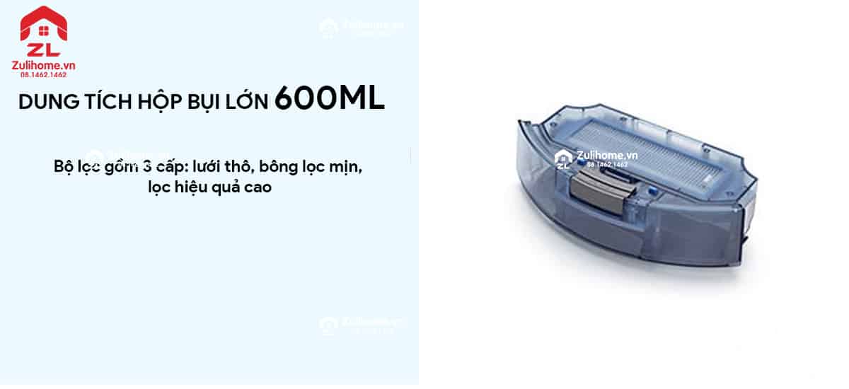ILIFE X900 6 ILIFE X900 | Dung tích hộp bụi lớn