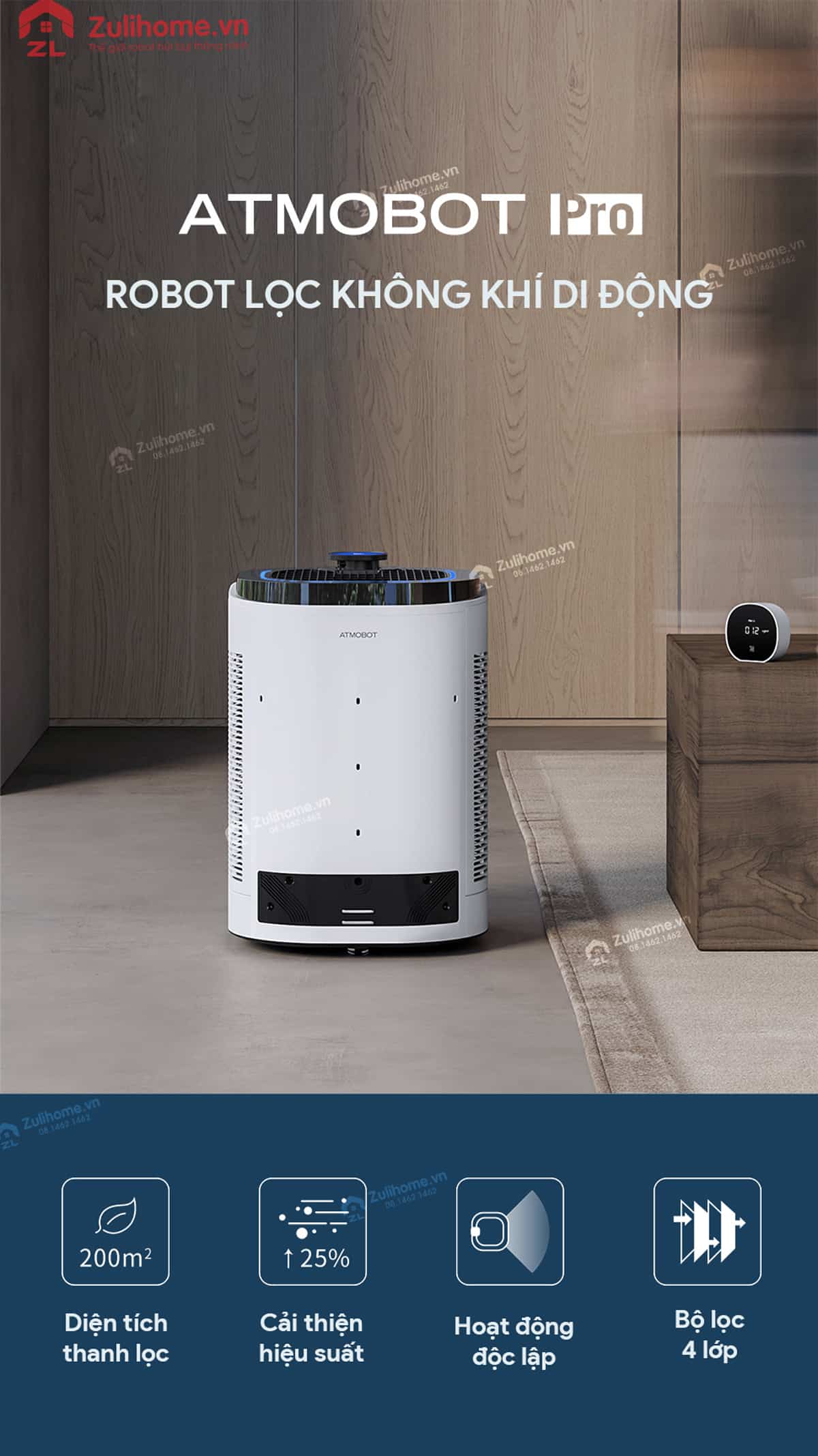 robot loc khong khi a650 zulihome 1