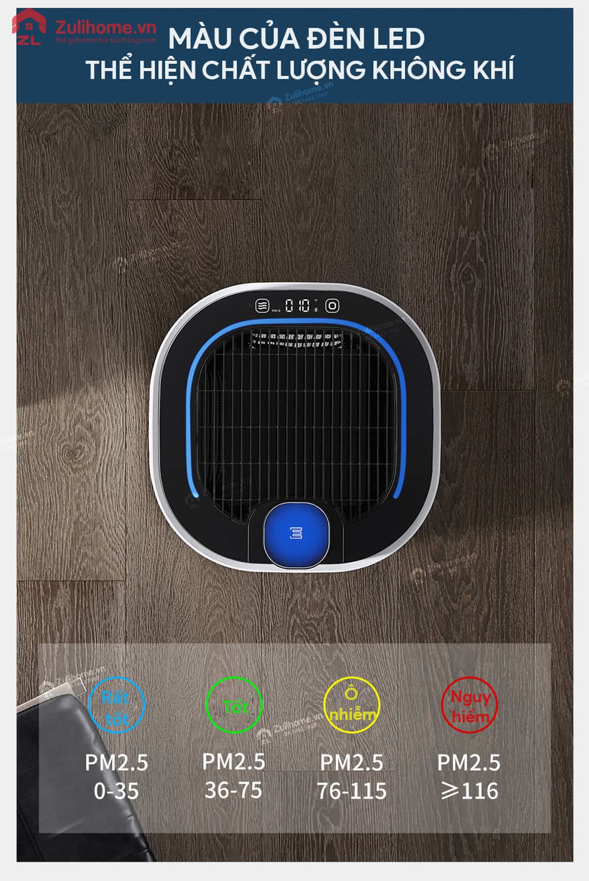 robot loc khong khi a650 zulihome 11