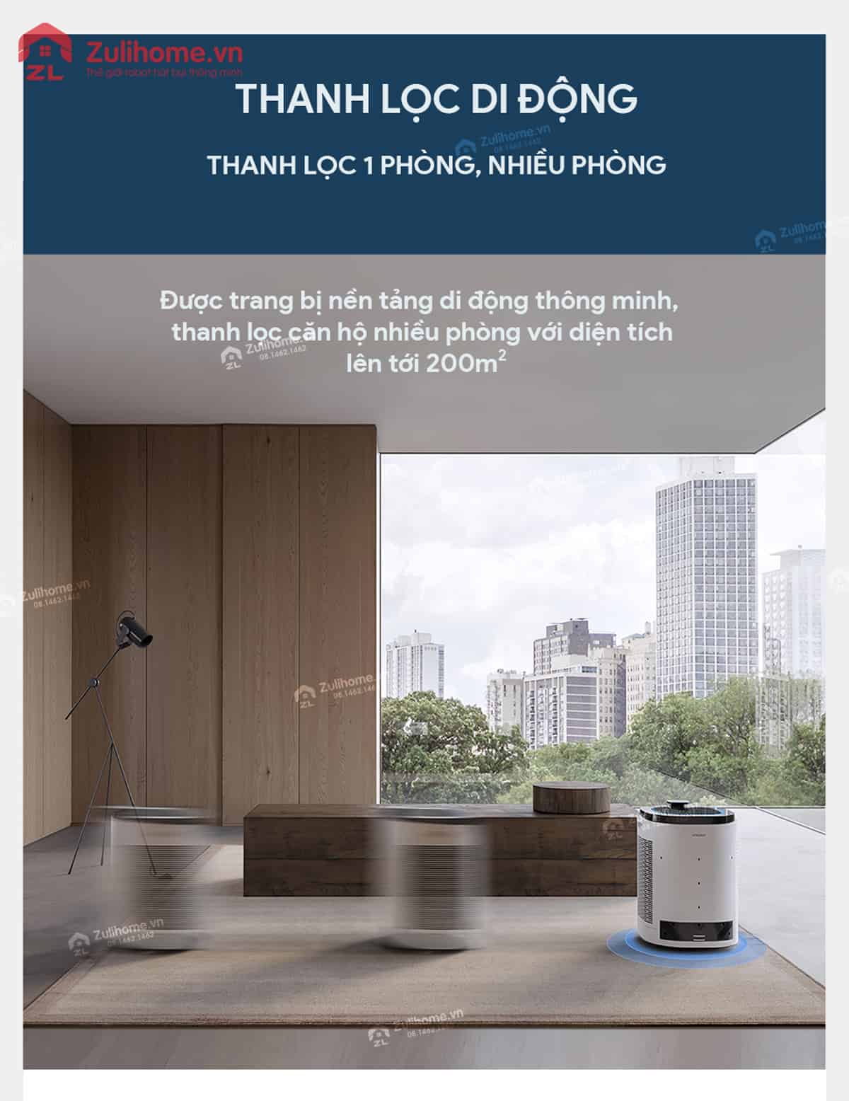 robot loc khong khi a650 zulihome 2