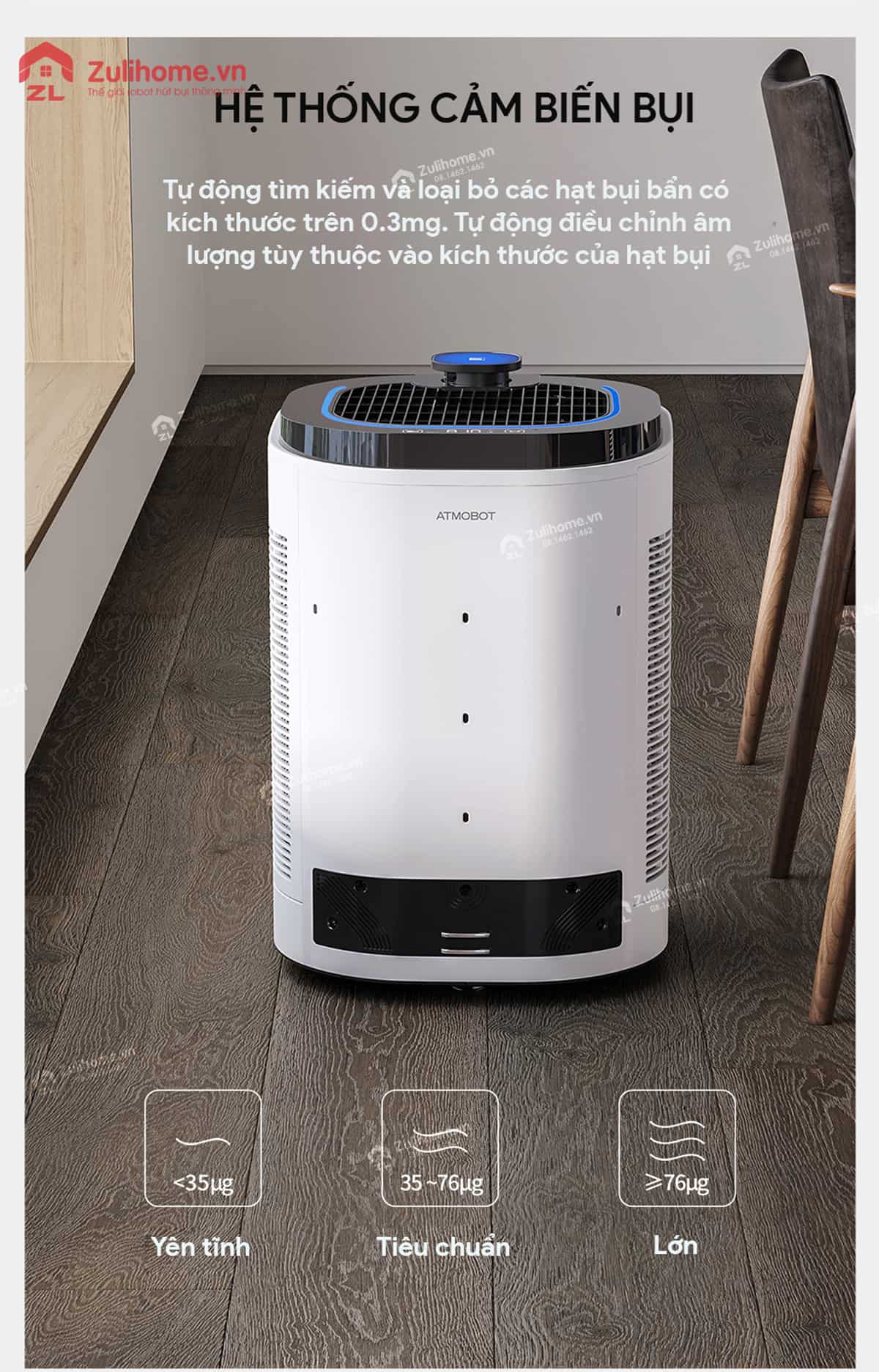 robot loc khong khi a650 zulihome 7