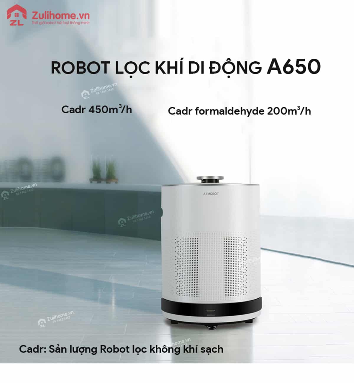 robot loc khong khi a660 zulihome 1