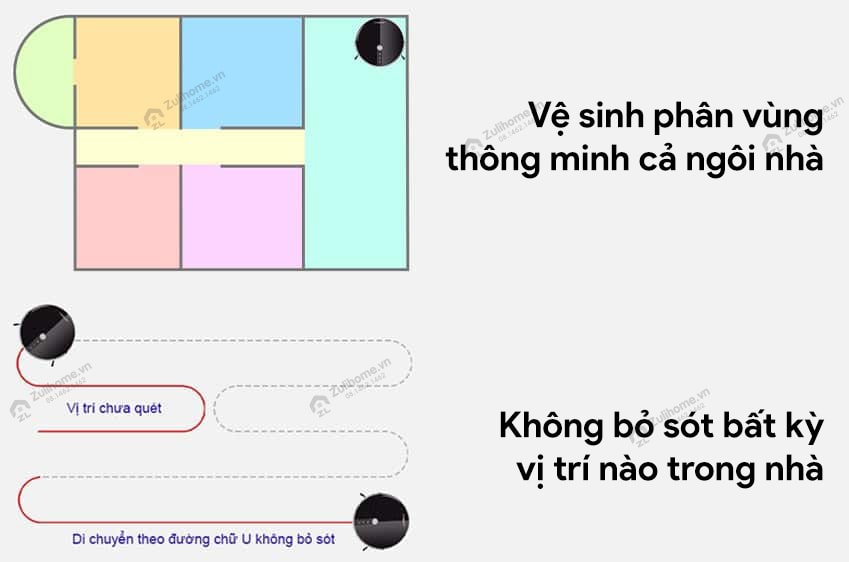 Robot Hút Bụi Lau Nhà Liectroux C30B – Hàng Công Ty, Bản Quốc Tế 2 002 C30B