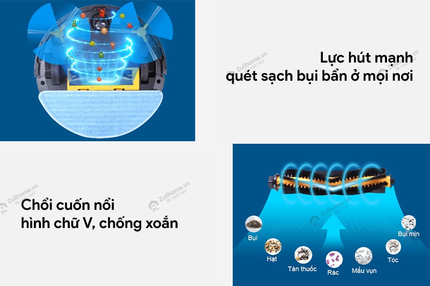 Robot Hút Bụi Lau Nhà Liectroux C30B – Hàng Công Ty, Bản Quốc Tế 5 005 C30B