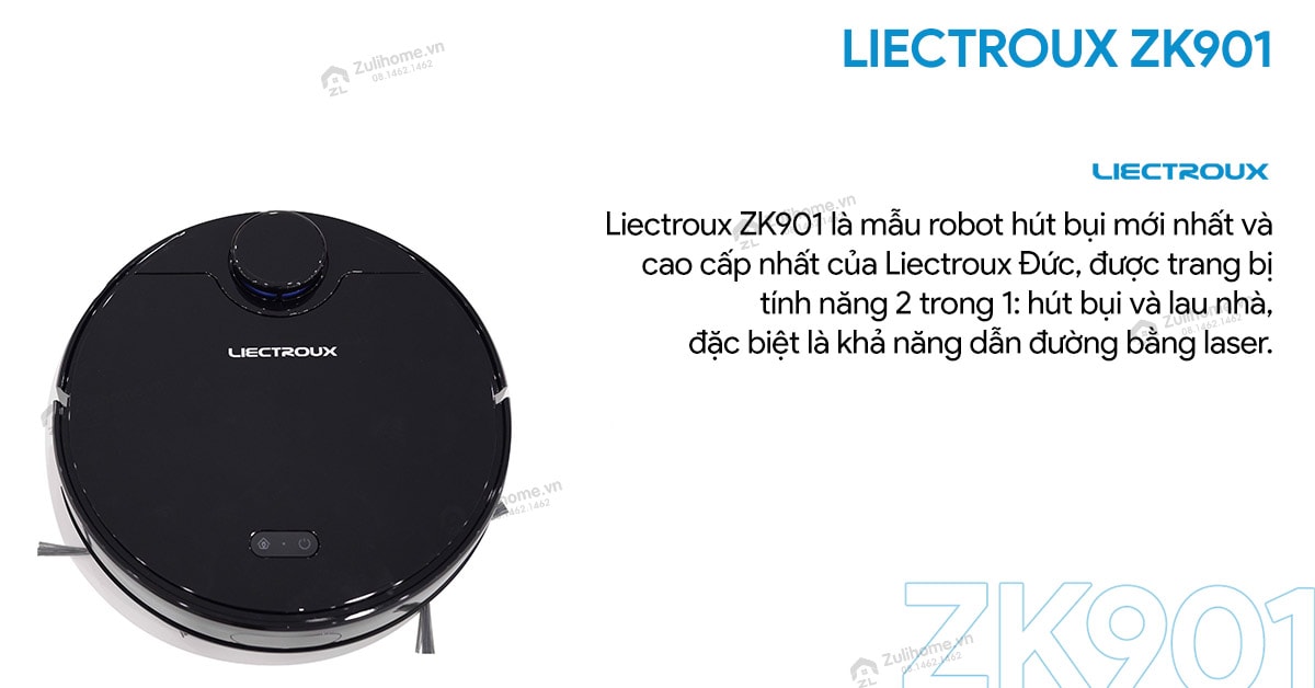 Robot Hút Bụi Lau Nhà Liectroux ZK901 2 01 1
