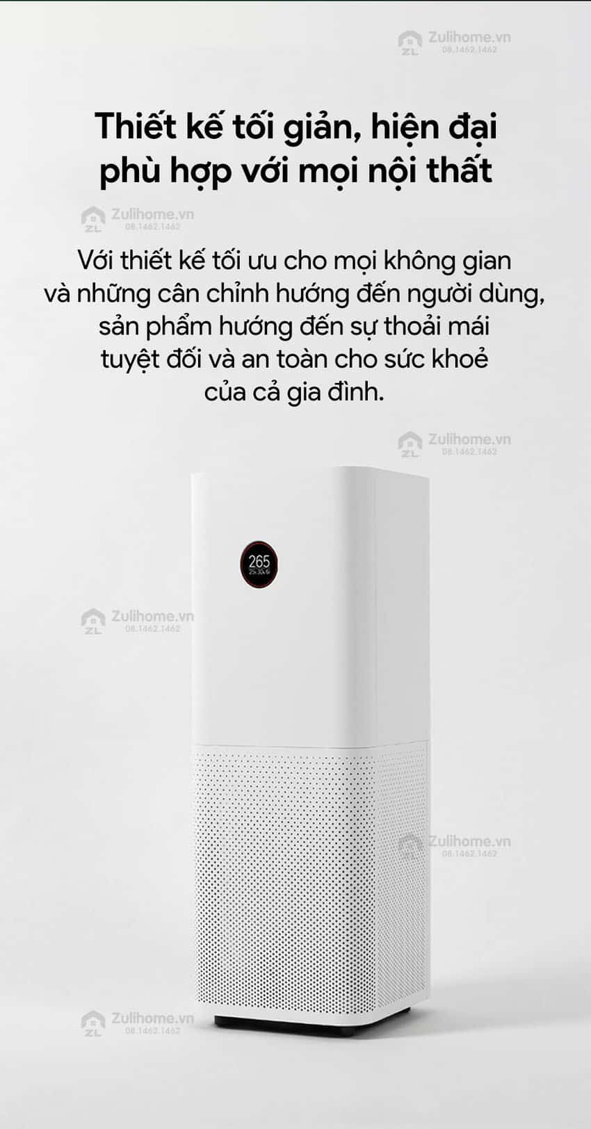 Máy lọc không khí thông minh Xiaomi Mi Air Purifier Pro - Quốc Tế Chính Hãng 10 10 2