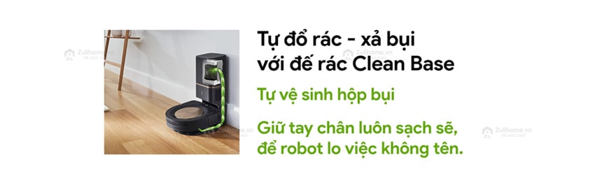 iRobot Roomba S9+ (S9 Plus) 2 Irobot Roomba S9+ | Tự đổ rác với đế rác Clean Base