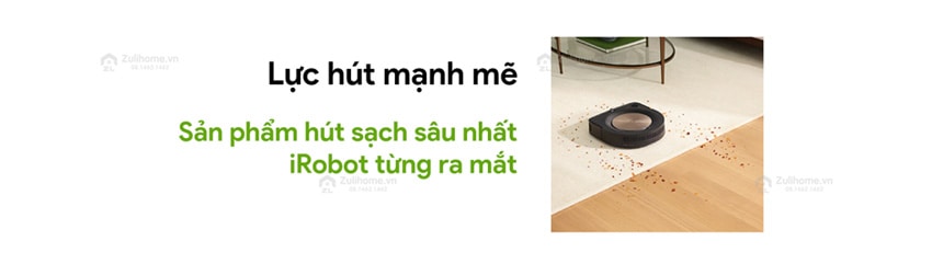 Irobot Roomba S9 2 Irobot Roomba S9 | Lực hút mạnh mẽ