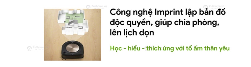 Irobot Roomba S9 5 Irobot Roomba S9 | Công nghệ bản đồ thông minh Imprint