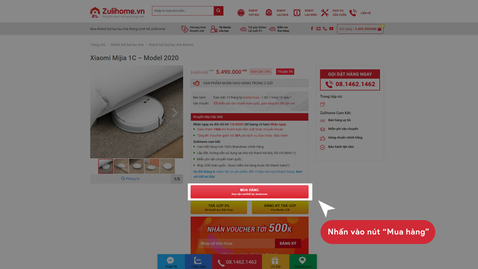 HƯỚNG DẪN THANH TOÁN THẺ TẠI ZULIHOME THÔNG QUA CỔNG THANH TOÁN ALEPAY 7 002 1