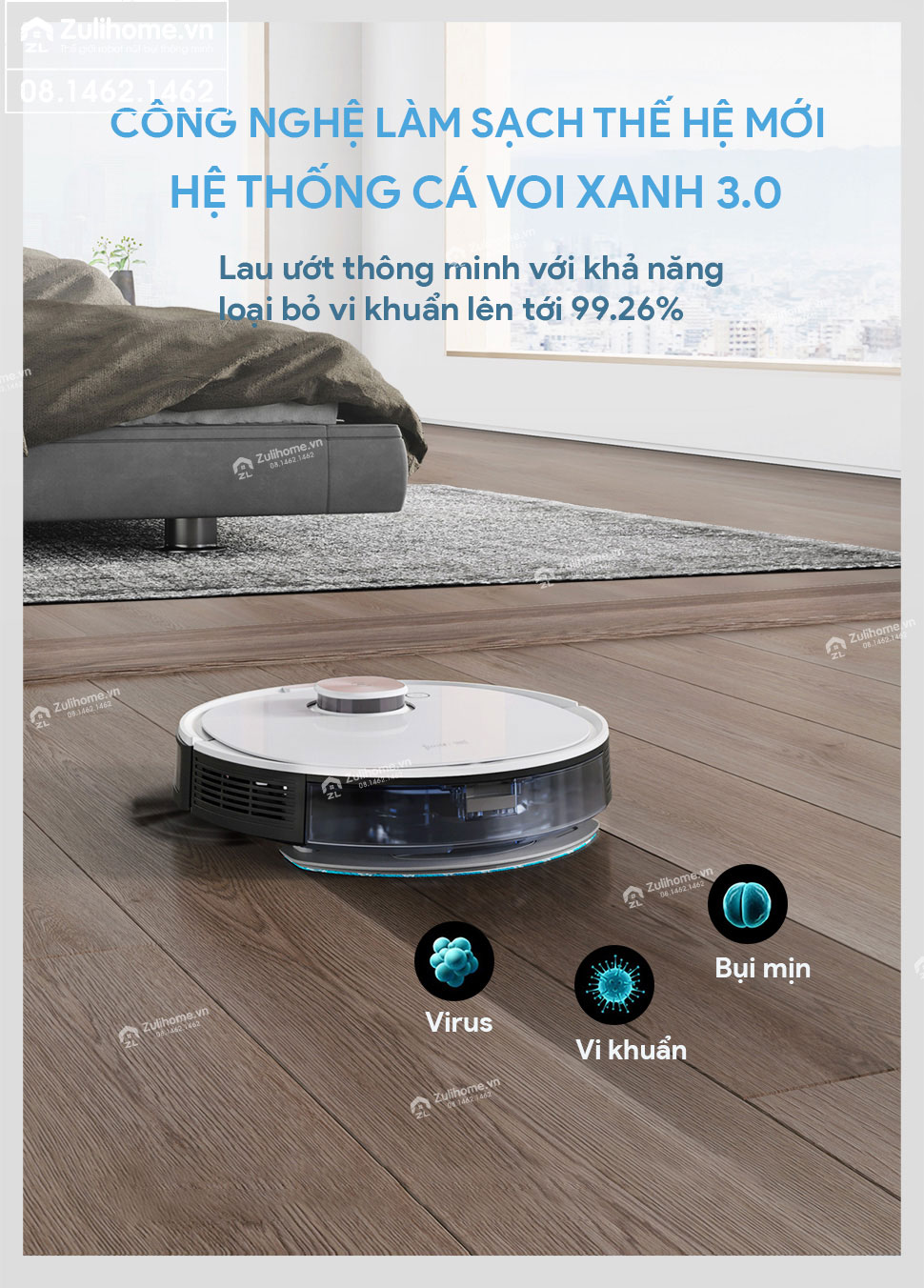 Robot Hút Bụi Lau Nhà Ecovacs Deebot T8 Max 10 robot hut bui ecovacs deebot t8 zulihome 9