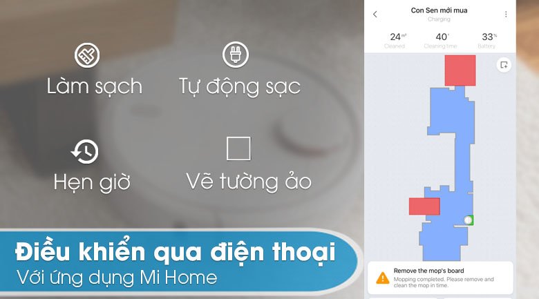 Xiaomi Vacuum Mop SKV4093GL - Chính hãng DGW 5 robot hut bui xiaomi vacuum mop skv4093gl12
