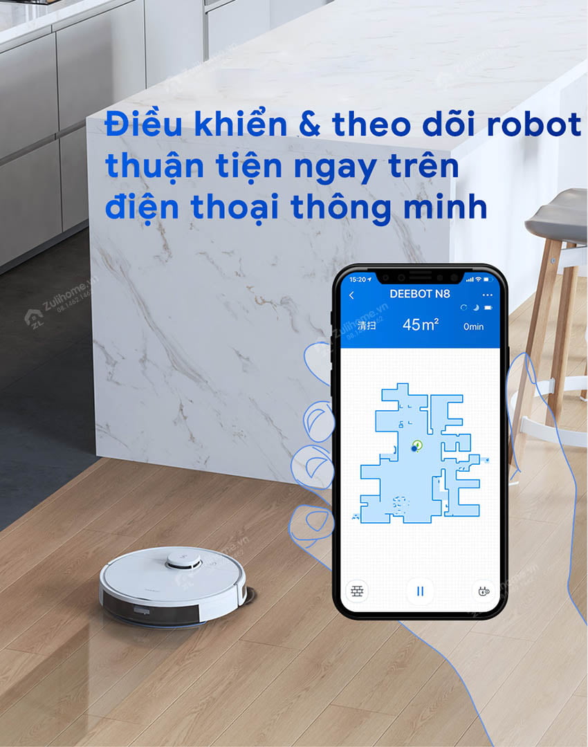 Robot Hút Bụi Lau Nhà Ecovacs Deebot N8 11 N8 11