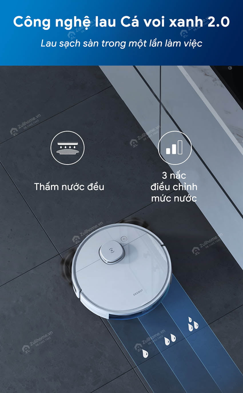 Robot Hút Bụi Lau Nhà Ecovacs Deebot N8 7 N8 7