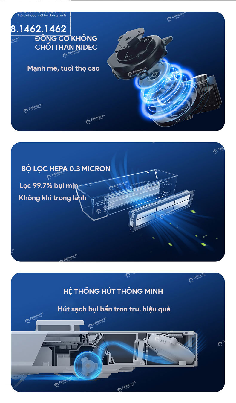 Robot Hút Bụi Lau Nhà Dreame D9 – Hàng Công ty, Bản Quốc tế 10 robot hut bui dreame d9 zulihome 10 1