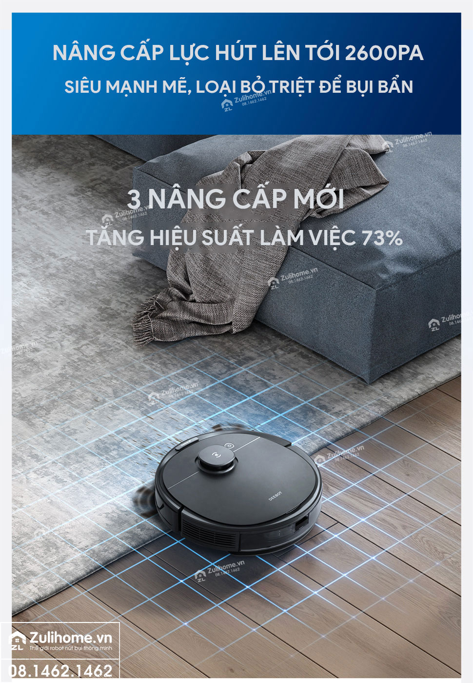 Ecovacs Deebot N8 PRO with dToF 6 robot hut bui ecovacs deebot n8 pro 5 1