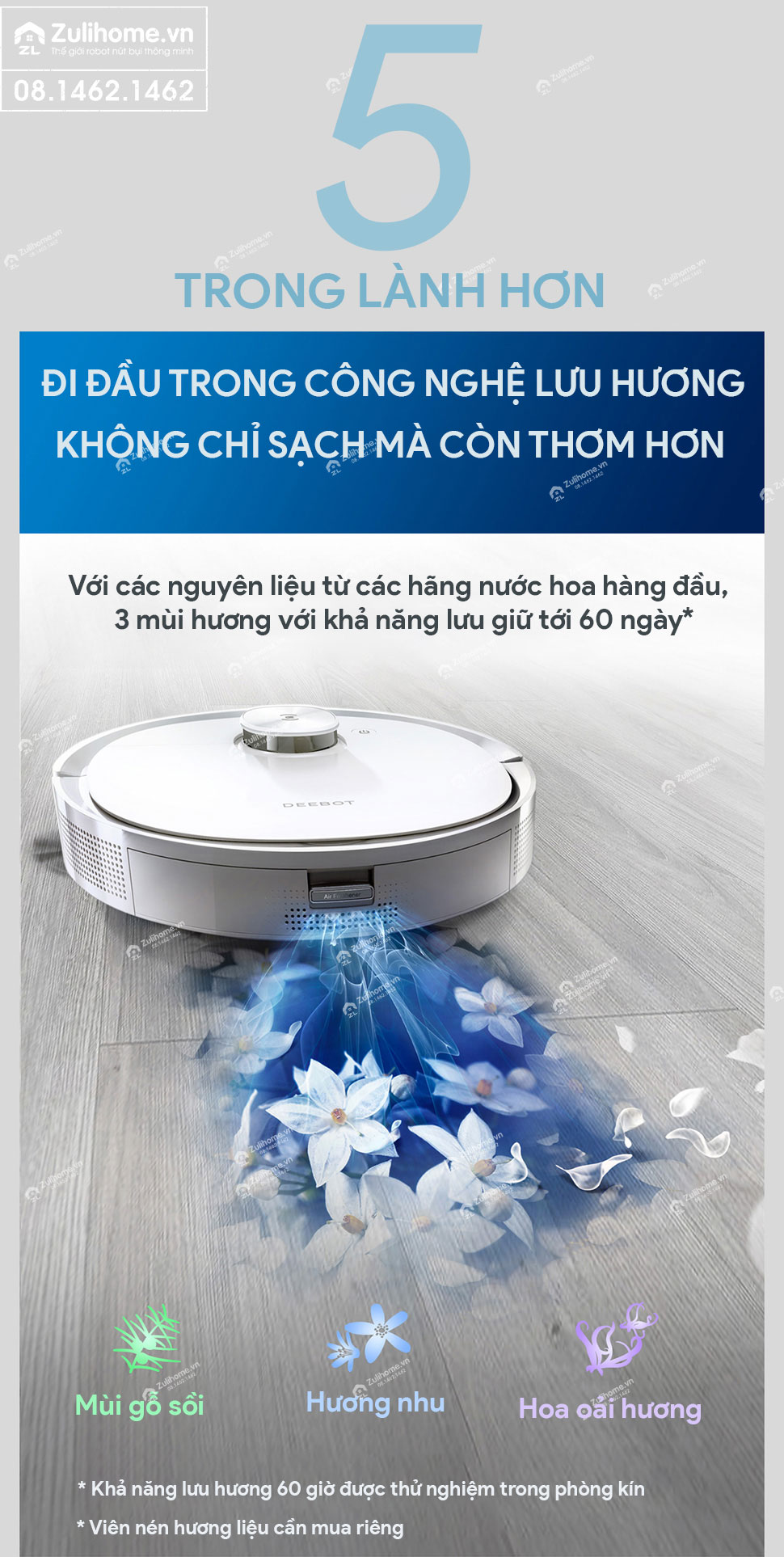 Robot Hút Bụi Lau Nhà Ecovacs Deebot T9 MAX 9 robot hut bui ecovacs t9 zulihome 10