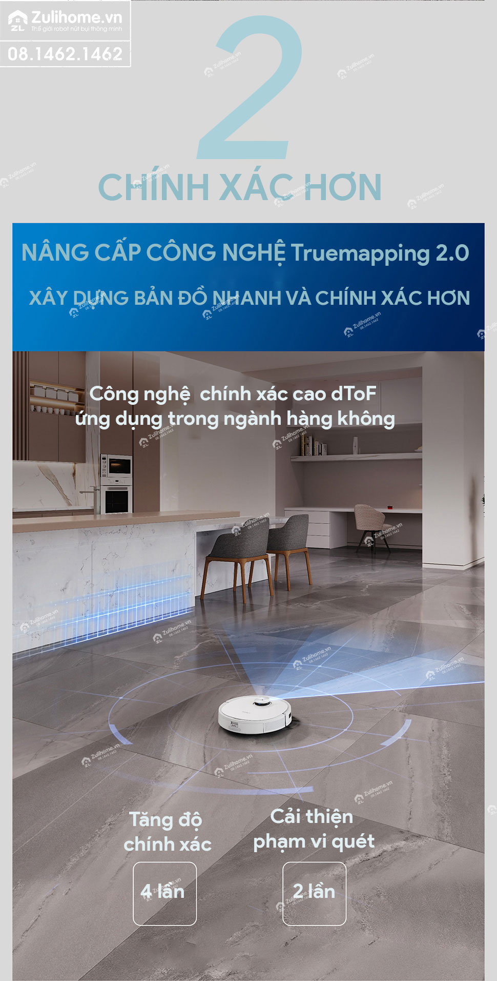 Robot Hút Bụi Lau Nhà Ecovacs Deebot T9 MAX 3 robot hut bui ecovacs t9 zulihome 4