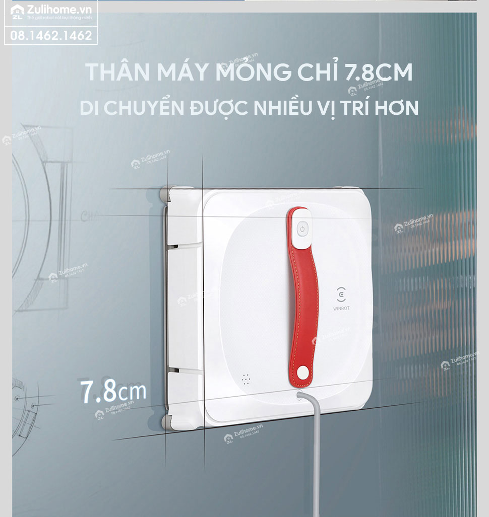 Ecovacs Winbot W920 7 robot lau kinh winbot 920 zulihome 6