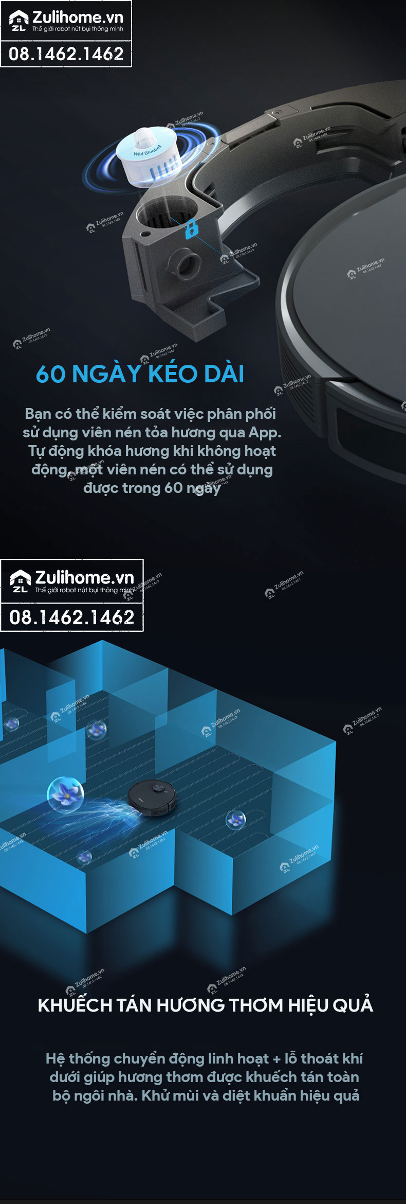 Robot Hút Bụi Lau Nhà Ecovacs Deebot T9 AIVI 12 robot hut bui ecovacs deebot t9aivi zulihome 11