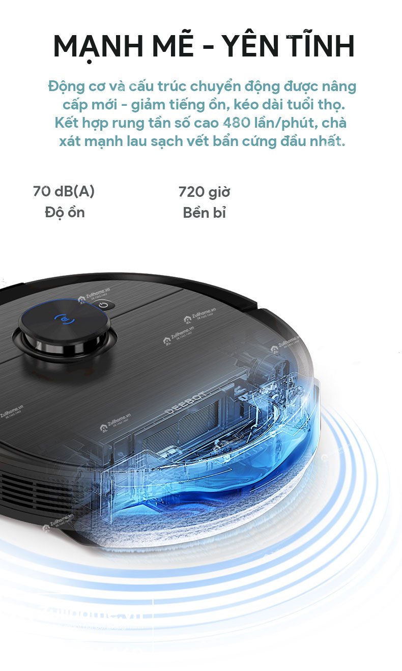 Robot Hút Bụi Lau Nhà Ecovacs Deebot T9 AIVI 16 robot hut bui ecovacs deebot t9aivi zulihome 15
