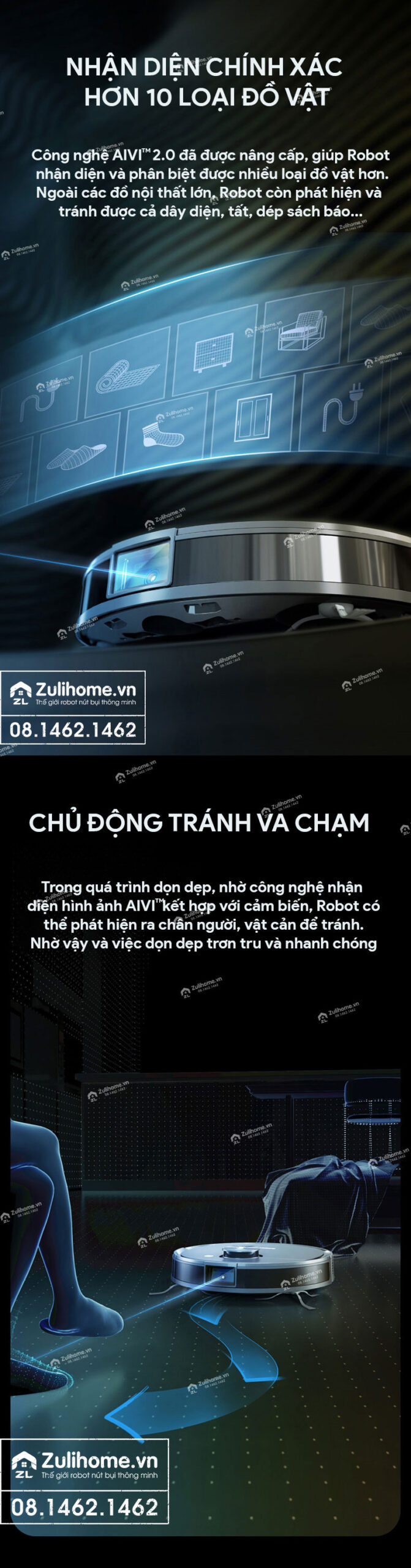 Robot Hút Bụi Lau Nhà Ecovacs Deebot T9 AIVI 4 robot hut bui ecovacs deebot t9aivi zulihome 3 scaled